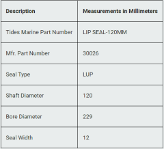 Tides LIP-SEAL-120MM